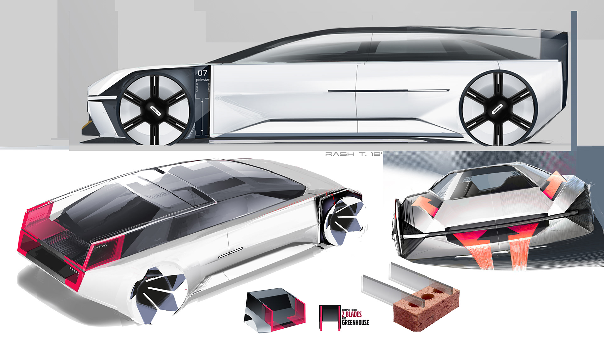 Polestar-0-5 Polestar 0 Is A Boxy And Edgy Concept For A Future Family EV