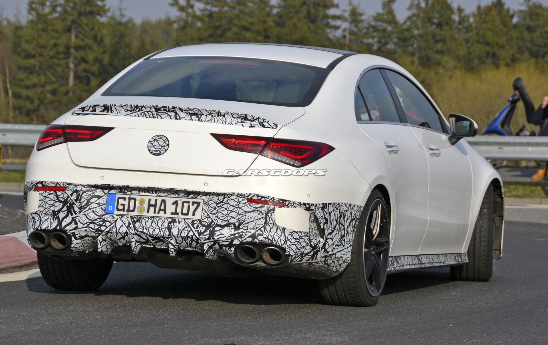 Mercedes-AMG-CLA45-Spy-Shots-10 2020 Mercedes-AMG CLA 45 Drops Most Camo As It Edges Closer To Launch