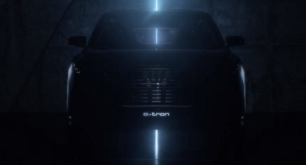  Audi Q4 E-Tron Electric Sports Crossover Concept Teased, Debuts March 5th