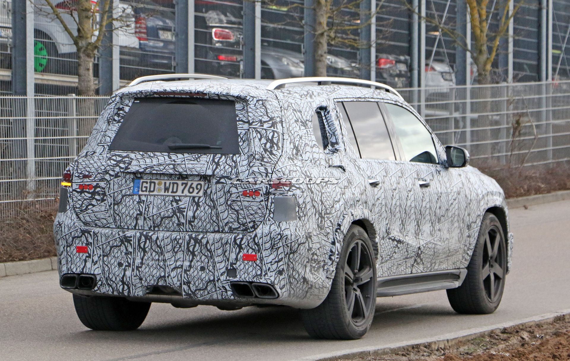Mercedes-AMG-GLS-63-9 2020 Mercedes-AMG GLS 63 Starts Taking Its Camouflage Off