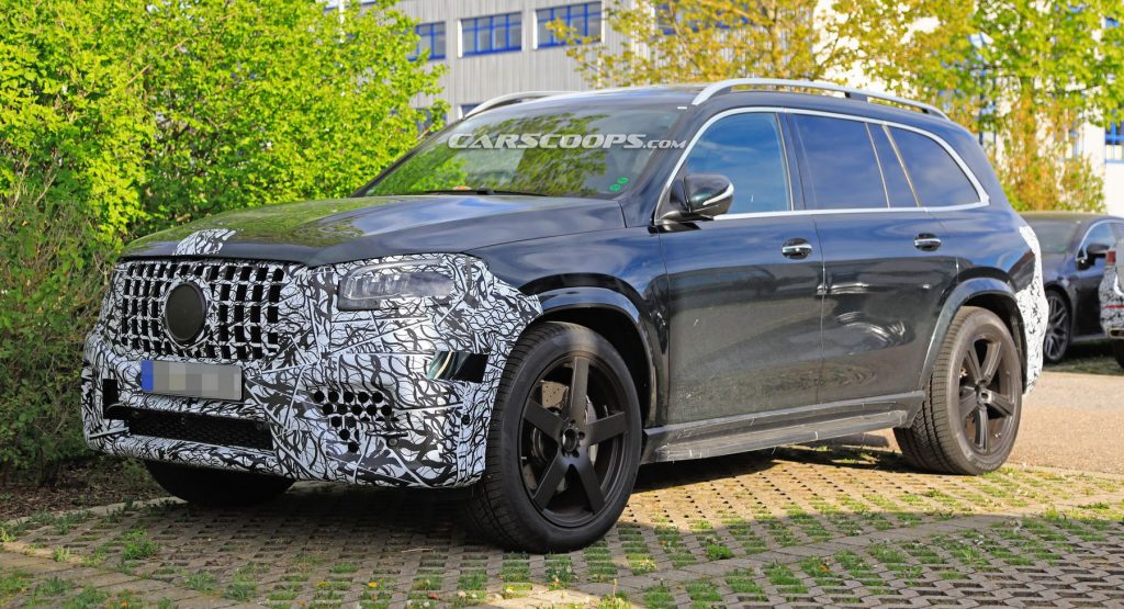 2020 Mercedes-AMG GLS 63 Starts Taking Its Camouflage Off
