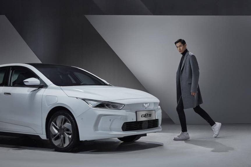 Geely GE11 global electric sedan 7 Geely GE11 Global EV Officially Previewed, Reveals High-Tech Interior