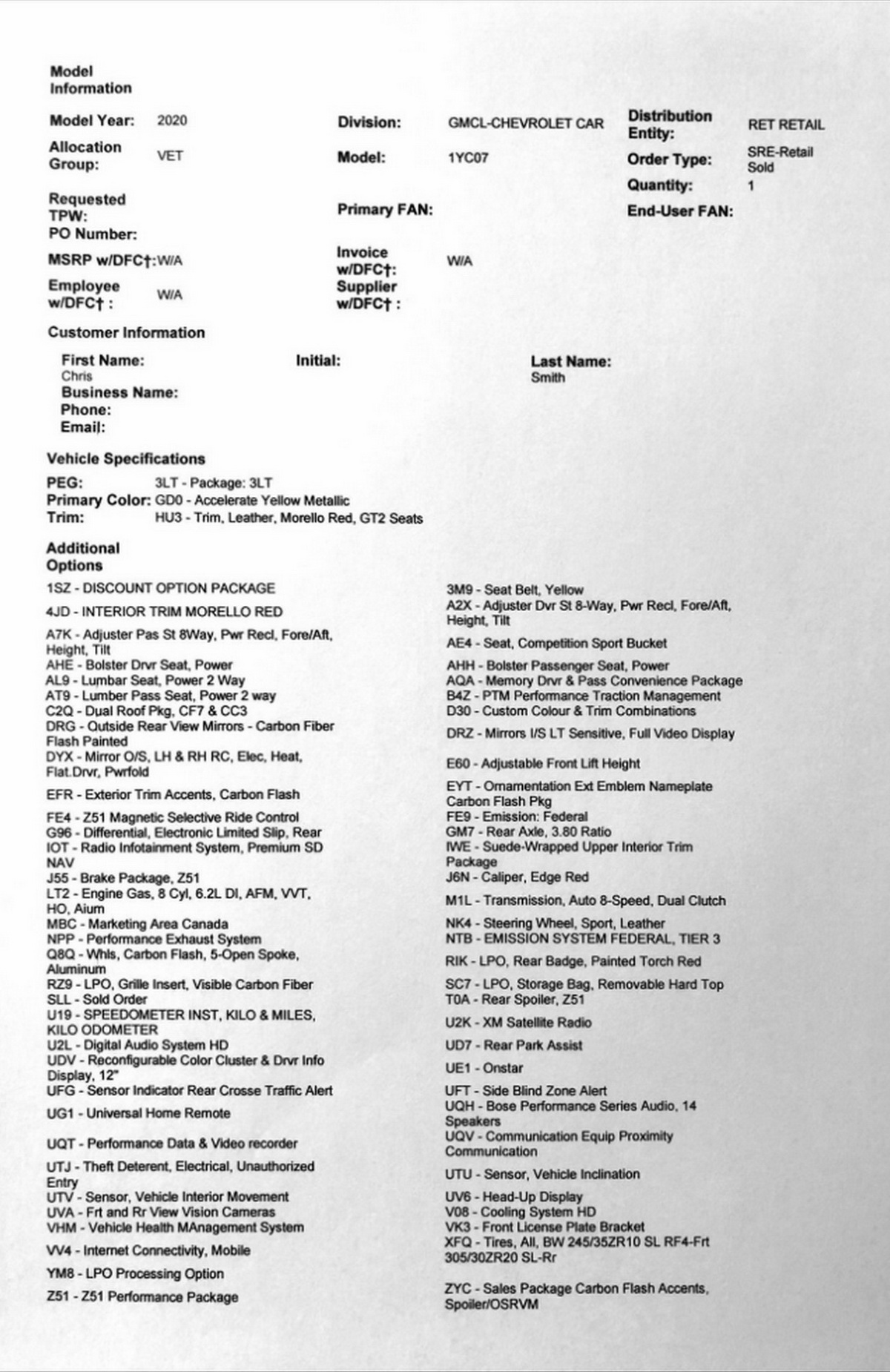 2020-Corvette-C8-Options-List-04 Mid-Engine 2020 Corvette C8’s Order Guide Leaks On The Web, But Is It Real?