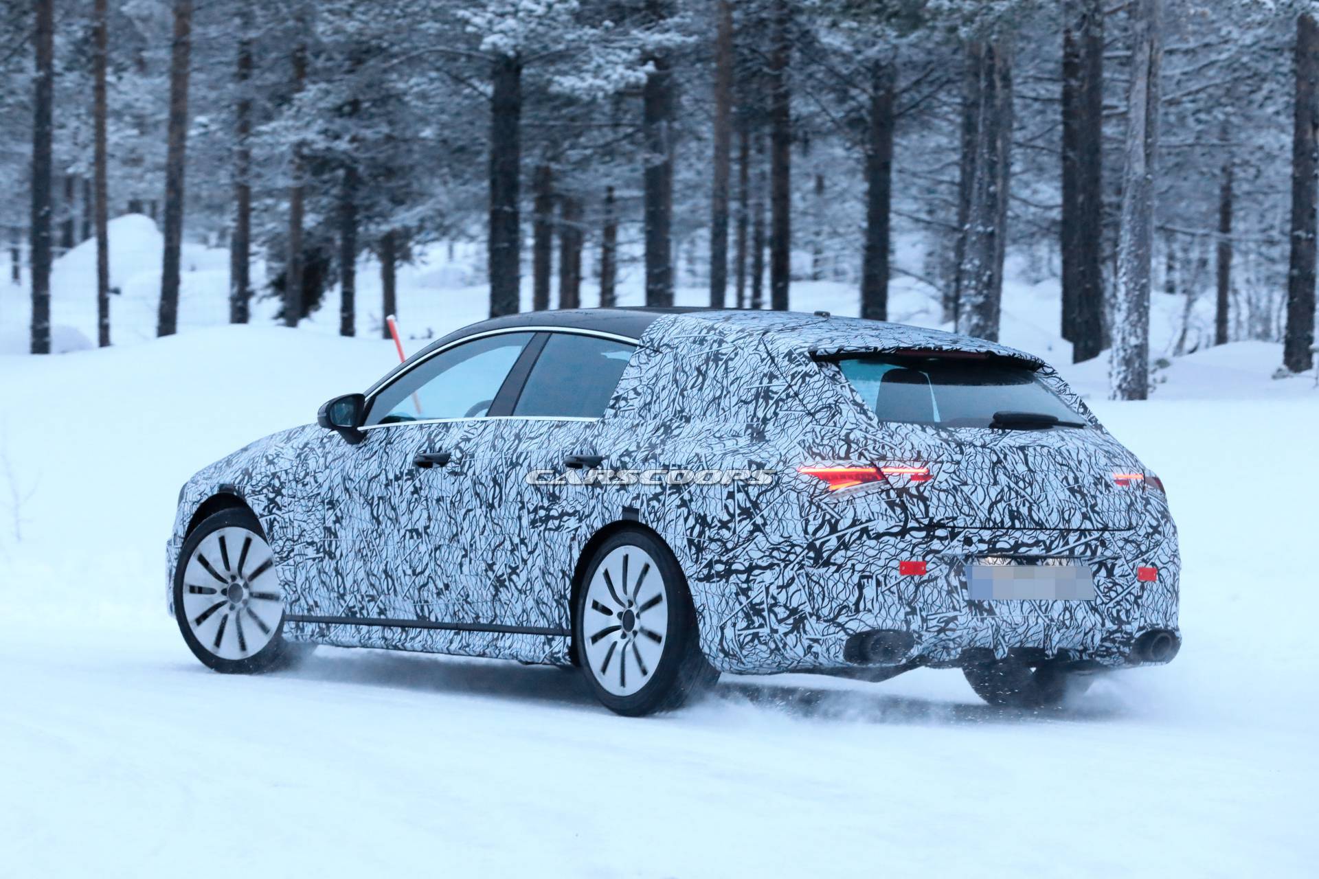 Mercedes-AMG CLA Shooting Brake spy shots 14 New Mercedes-AMG CLA 35 Shooting Brake Coming With 302HP