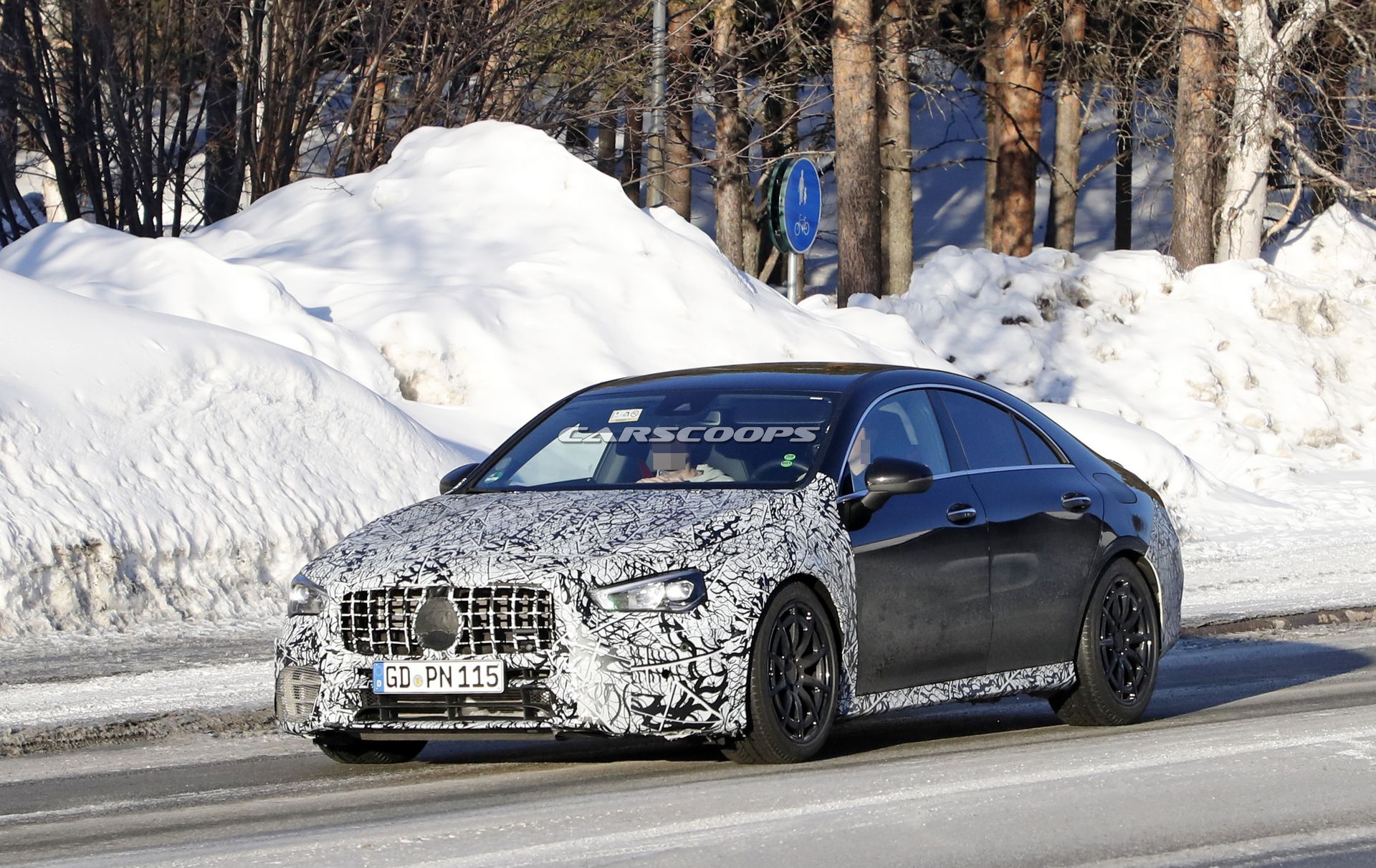 Mercedes-AMG-CLA45-Spy-Shots-1 2020 Mercedes CLA 45: AMG’s New Baby Saloon Coming With Up To 416HP, Drift Mode