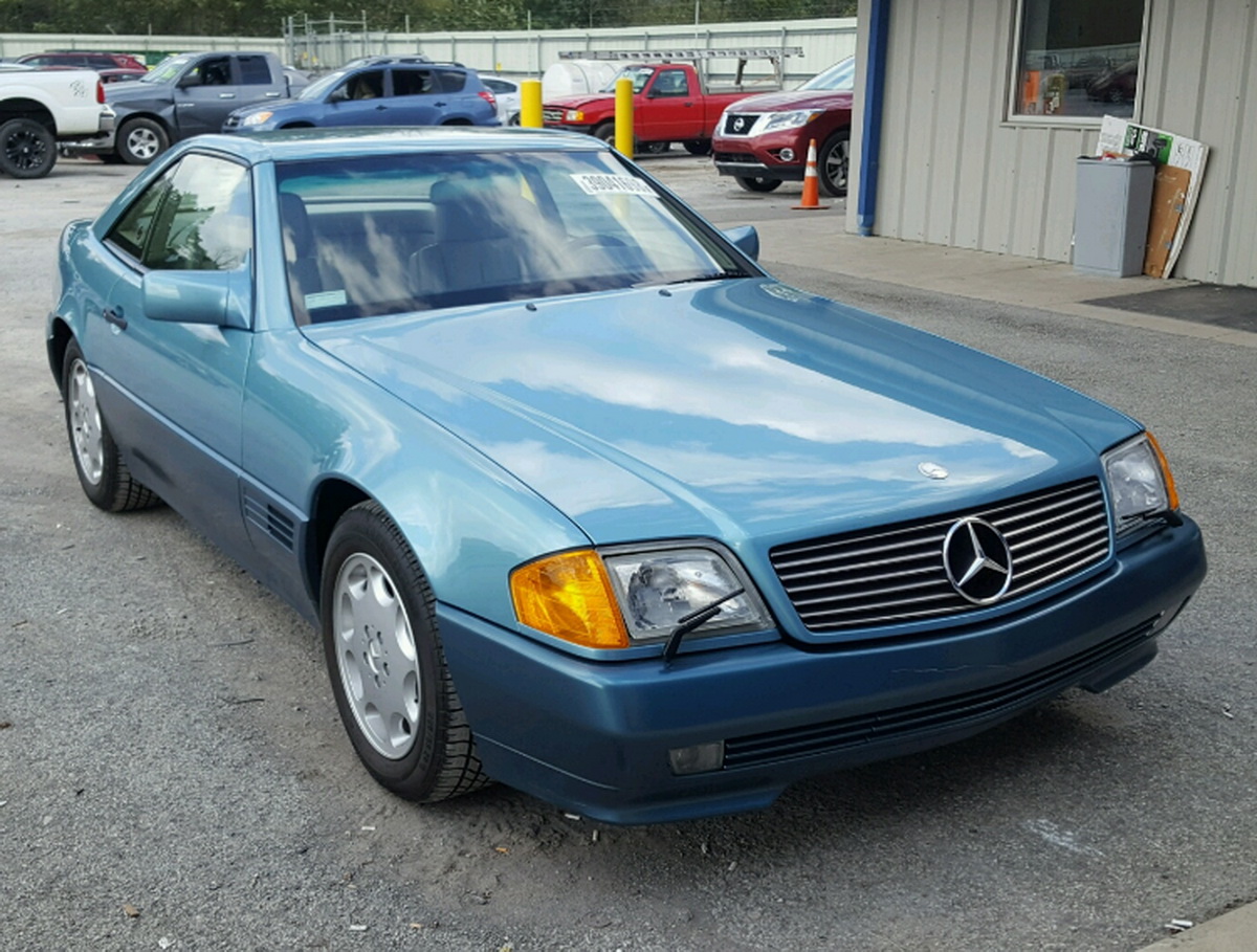 1992-Mercedes-500SL-01 Stolen 1992 Mercedes SL 500 Recovered After 27 Years With Just 1,180 Miles