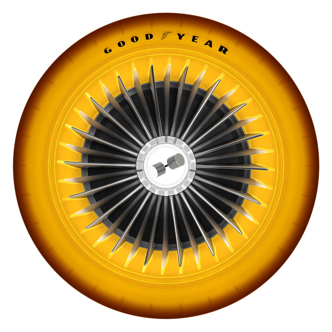 golden sahara ii goodyear geneva motor show 8 Golden Sahara II On Translucent Tires Is One Ridiculous Ride We Just Can’t Get Our Eyes Off