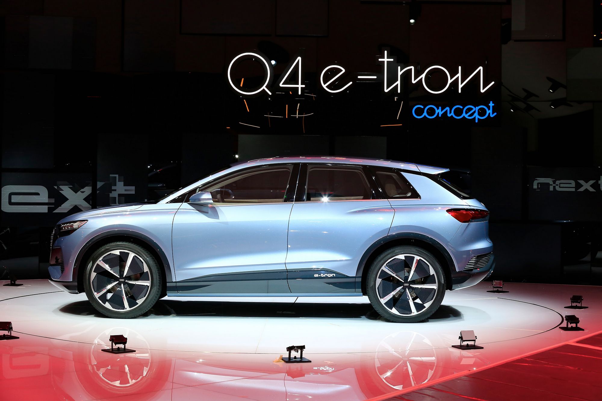 Audi-Q4-e-tron-Concept-26 Audi Q4 e-Tron Concept Previews Upcoming All-Electric Compact SUV