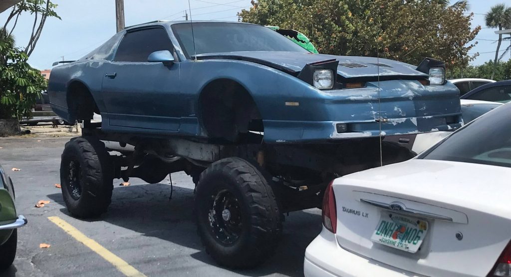  Fright Rider: Weird Truck With Pontiac Firebird Body Spotted In Florida
