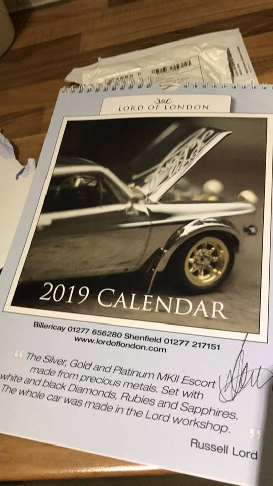 ford escort mk2 scale model gold silver diamonds 14 Dream All You Want, You Just Can’t Afford This Ford Escort RS Scale Model