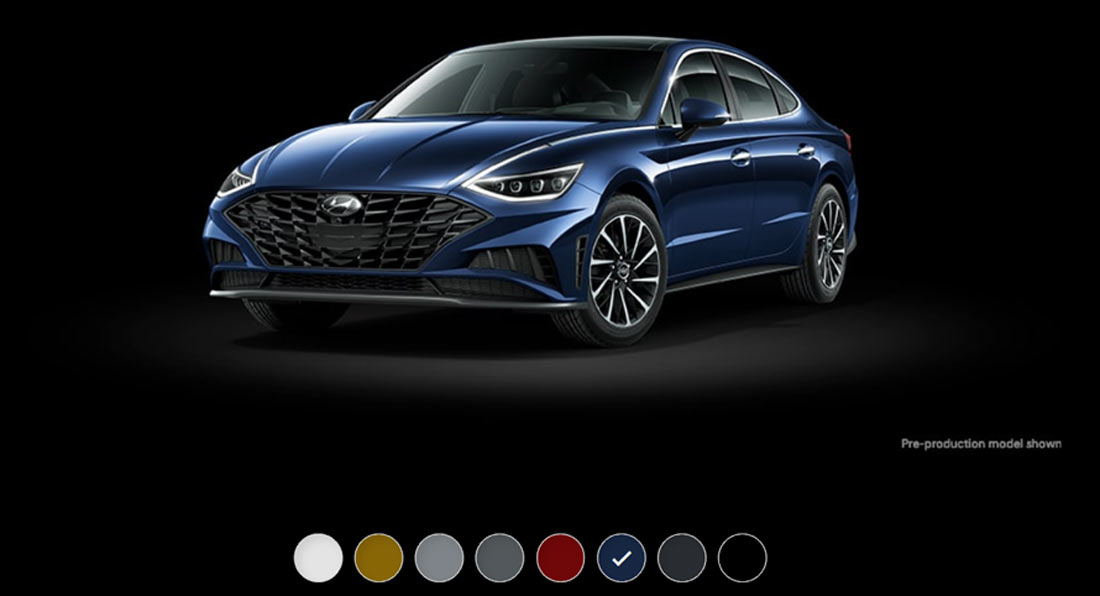 Check Out The Eight Colors You Can Get For The New Hyundai Sonata