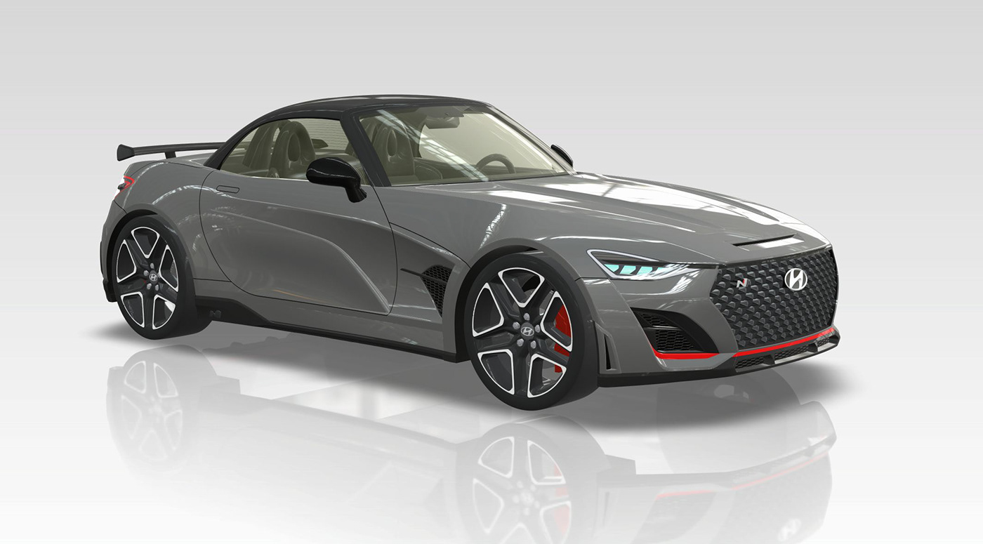 hyundai n roadster render 25 Hyundai Thinks The N Roadster Is A Joke, Doesn’t See Us Laughing