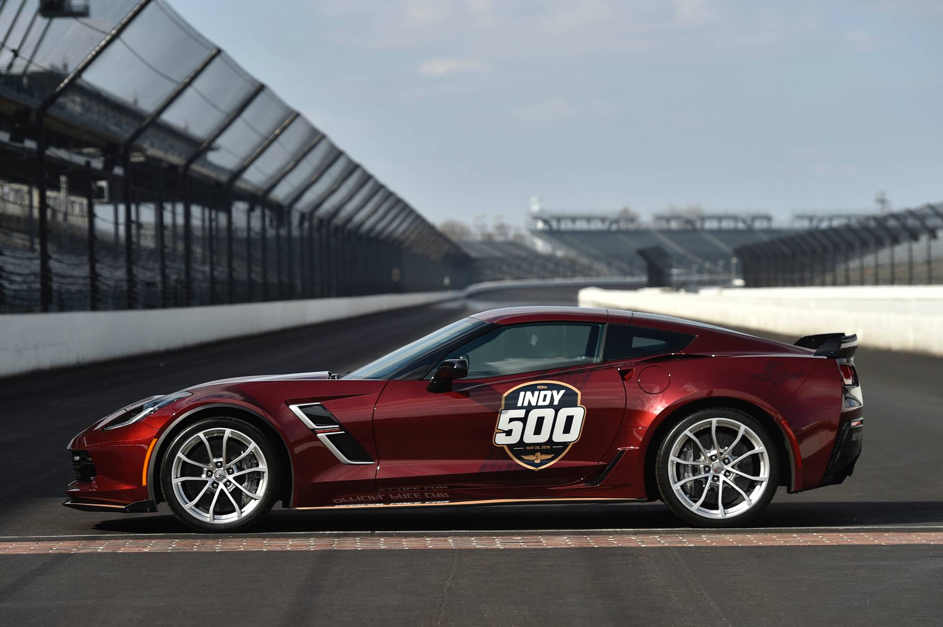 2019 Indy 500 Chevrolet Corvette Grand Sport pace car 3 2019 Corvette Grand Sport Reports For Indy 500 Pace Car Duty