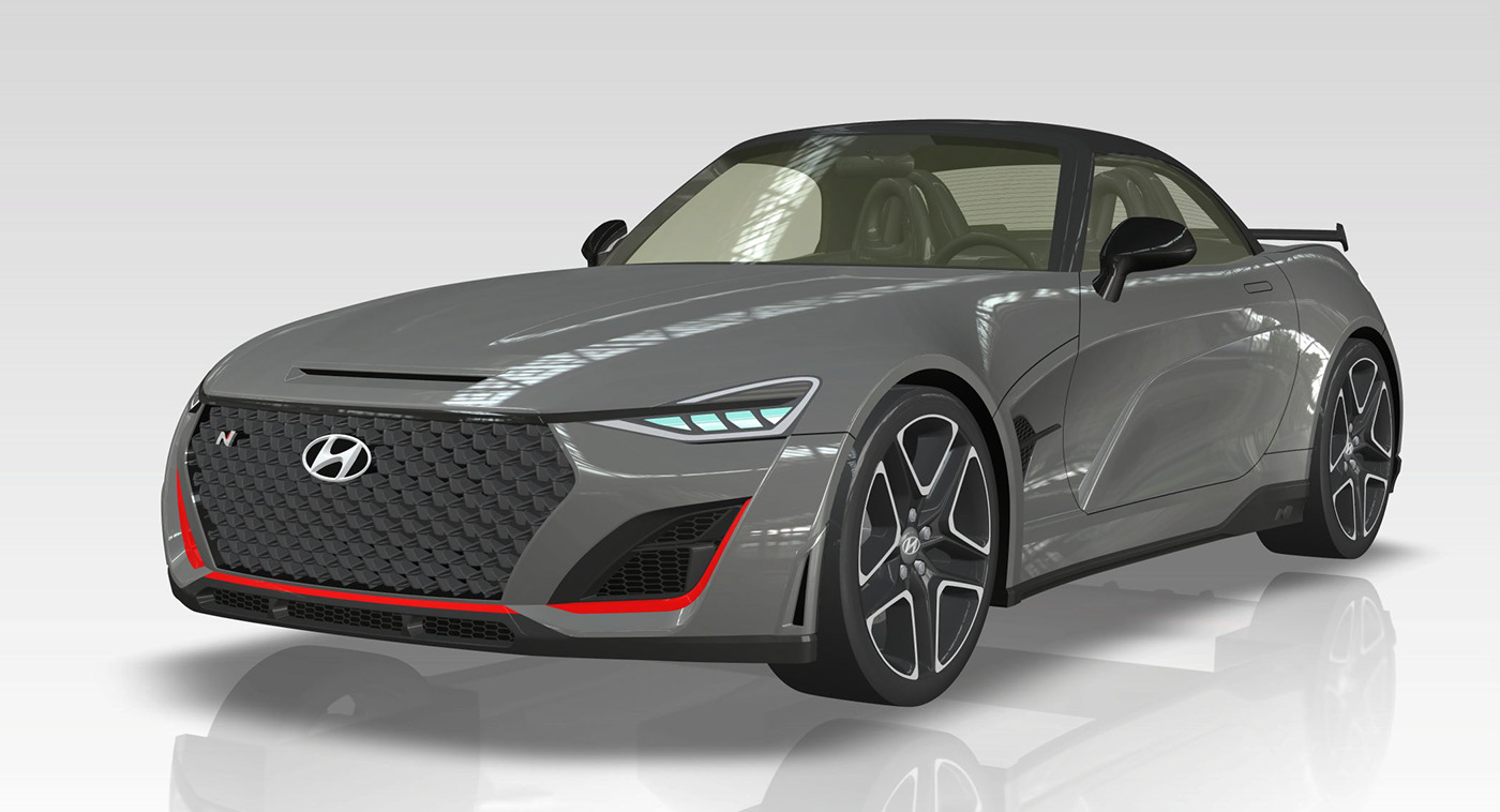 hyundai n roadster render 28 Hyundai Thinks The N Roadster Is A Joke, Doesn’t See Us Laughing