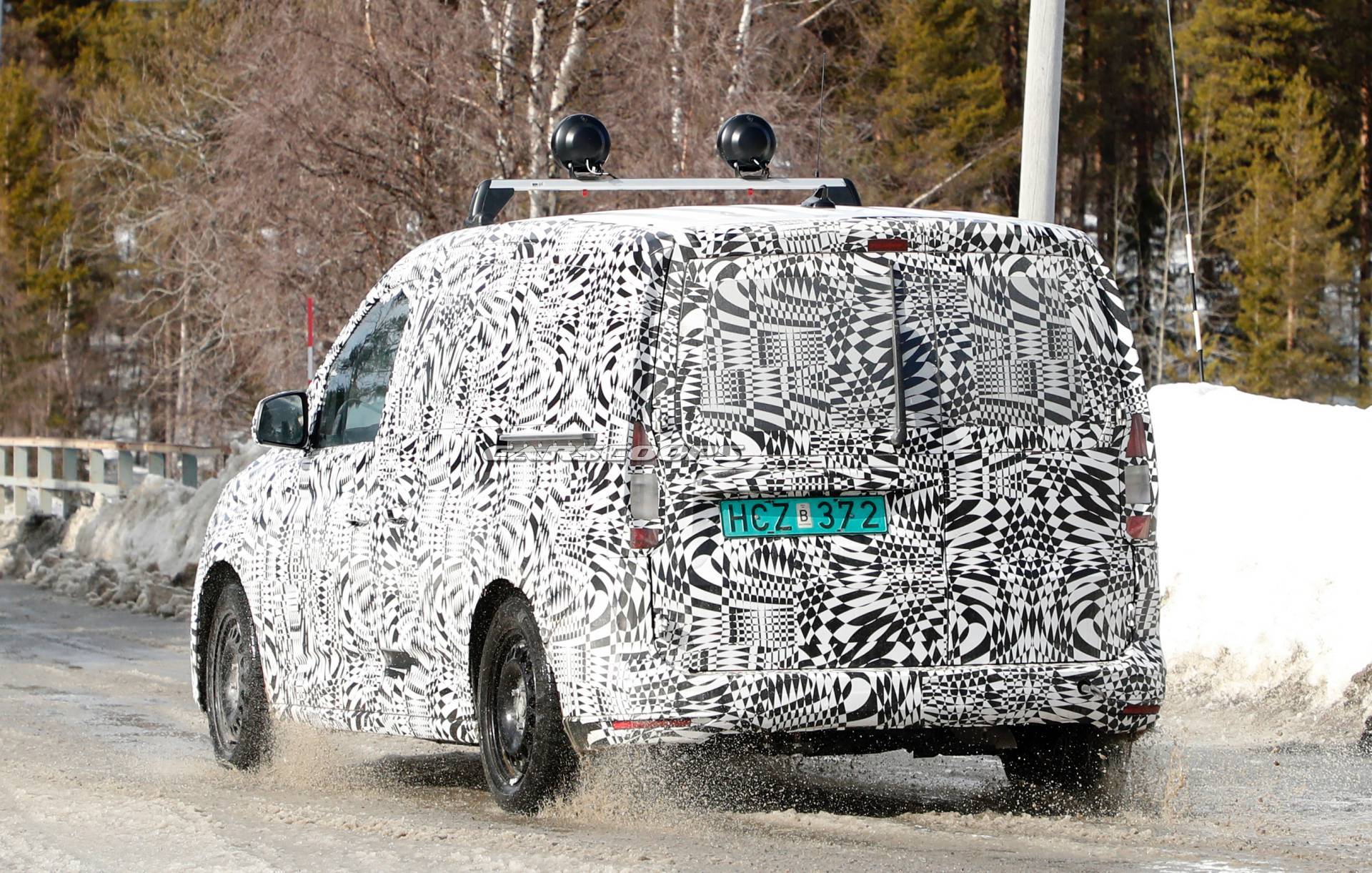 2021 VW Caddy spy shots 15 All-New 2021 VW Caddy Compact Van Spotted For The First Time