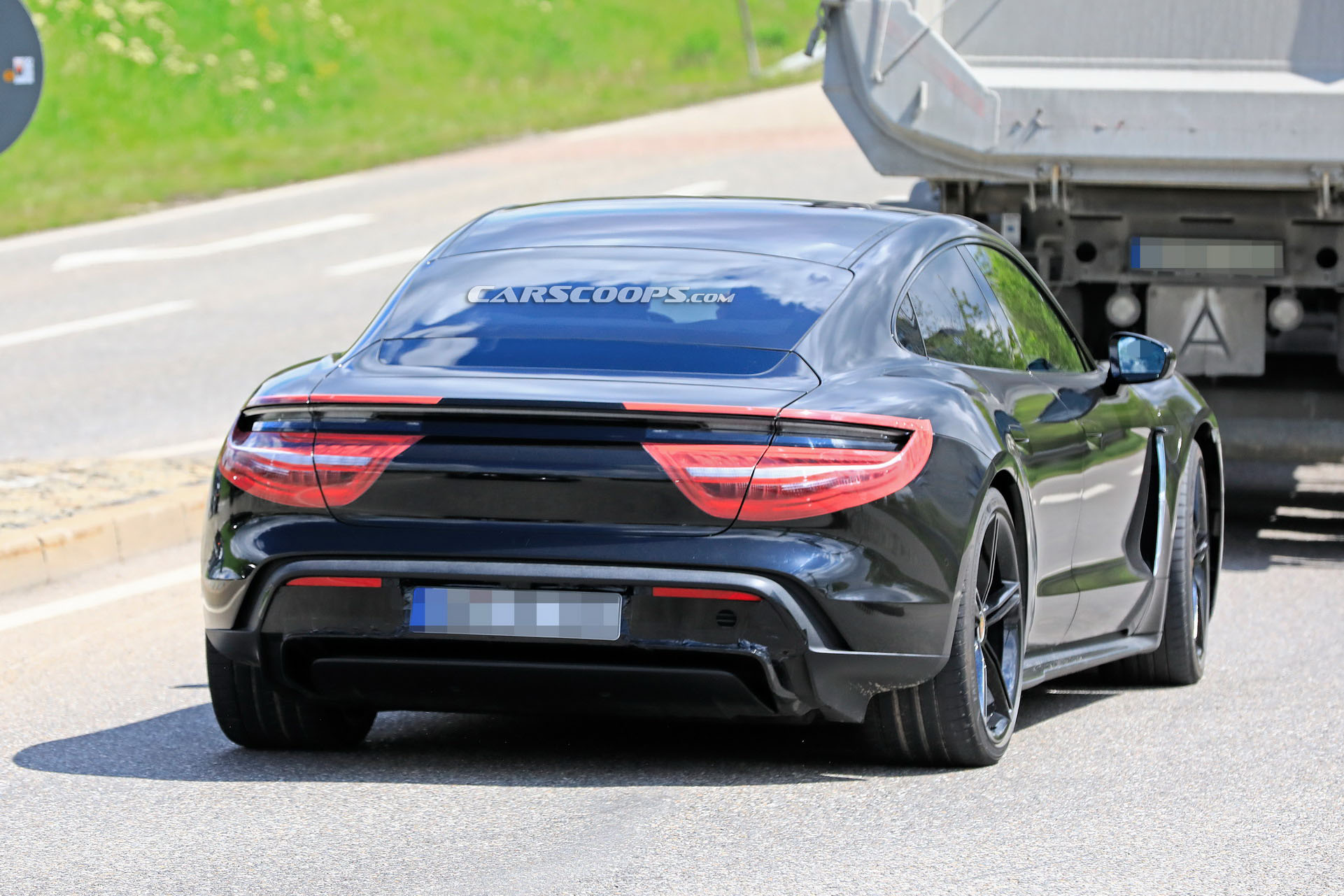 2021 Porsche Taycan 15 New Porsche Taycan Spy Shots Show Production Lights, Bumpers, And More (Updated)