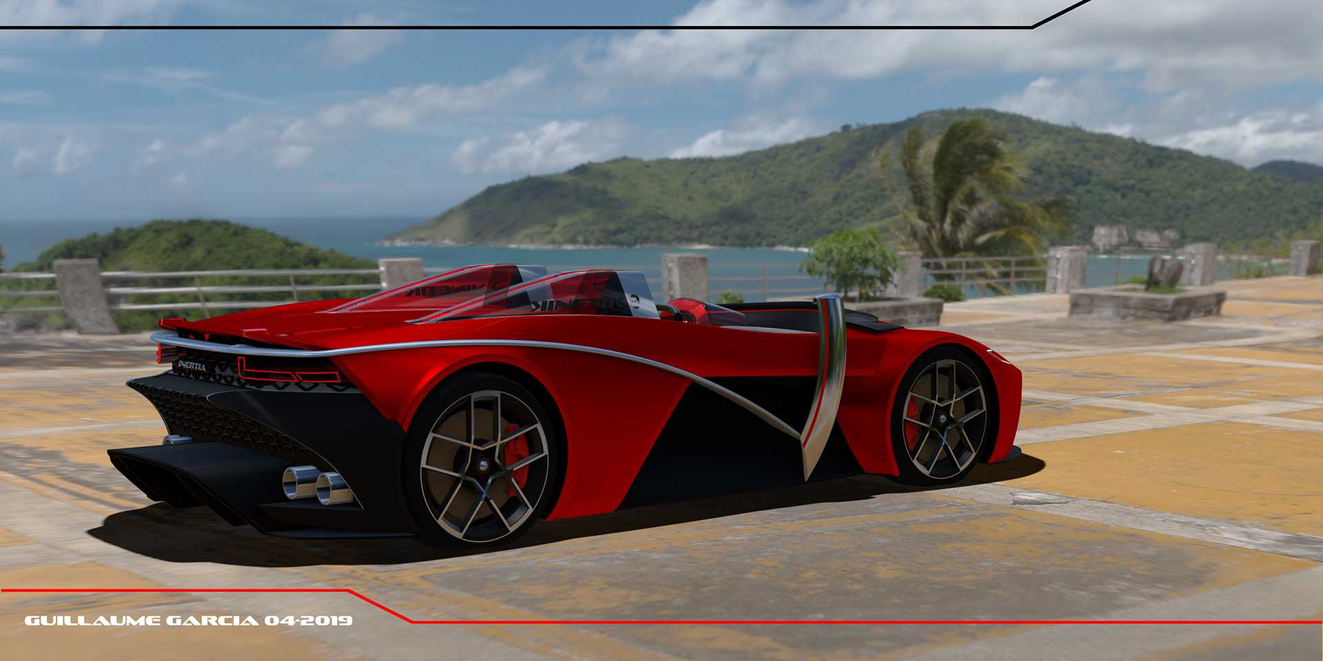 inertia kinetic rendering 33 Inertia Kinetik Is One Man’s Take On The Sports Car Of Tomorrow