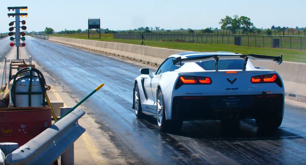  Hennessey’s 1,000 HP Corvette ZR1 Runs 1/4 Mile In Under 10 Seconds