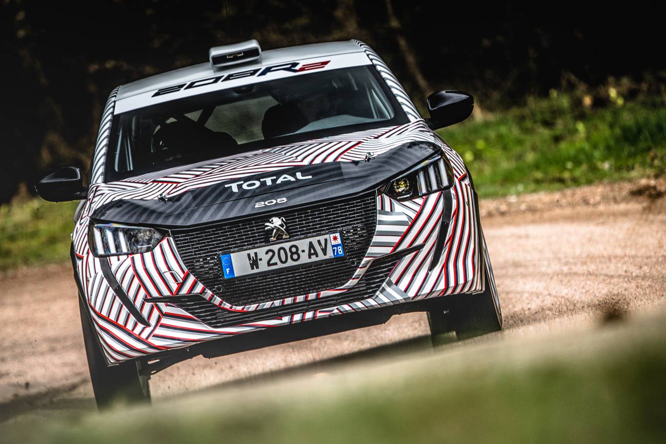 2020 Peugeot Sport 208 R2 rally car 4 2020 Peugeot 208 R2 Rally Car Testing Underway, Packs 1.2L Three-Pot