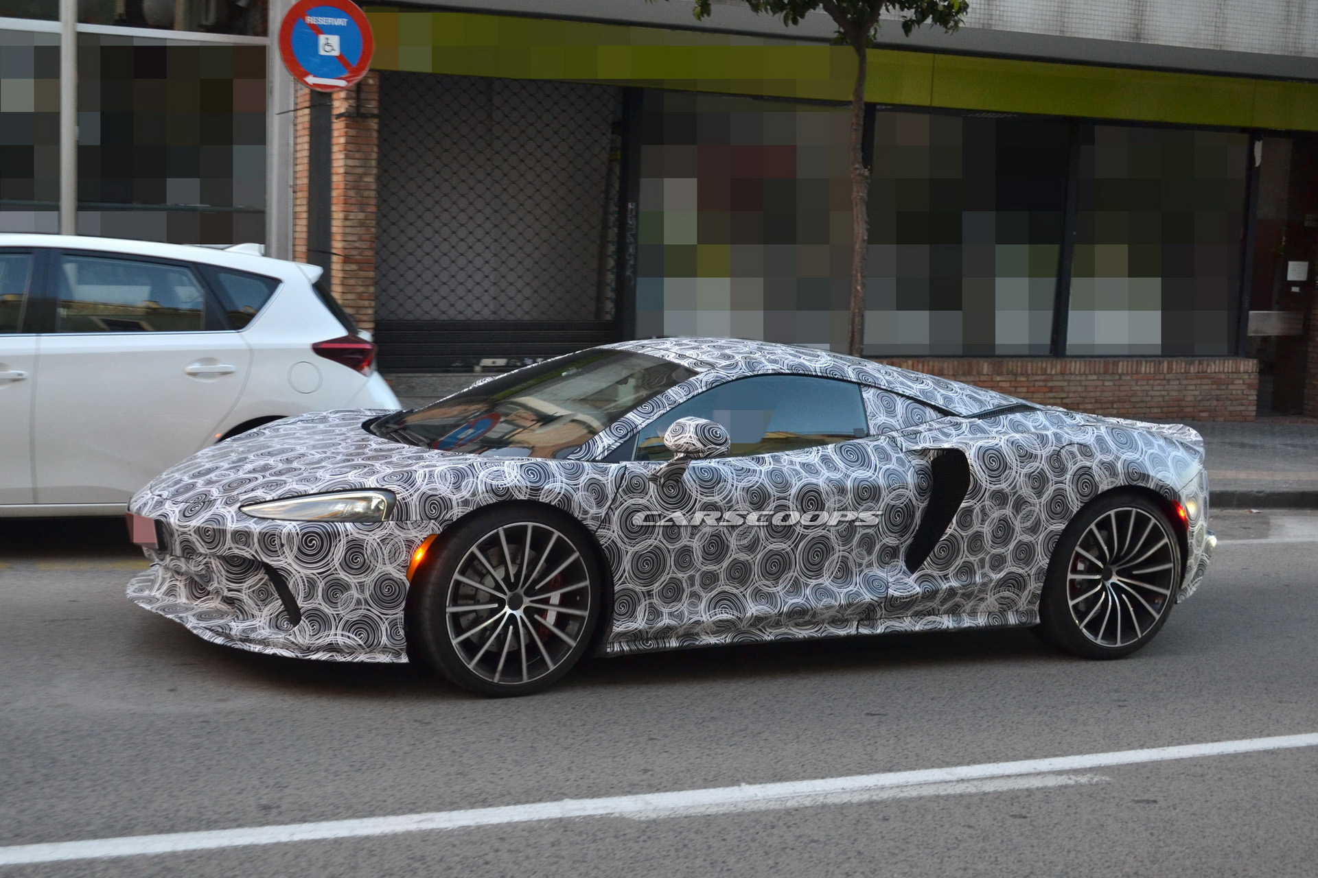 2020 mclaren grand tourer spied tight camo 8 2020 McLaren Grand Tourer Caught Wearing Even Tighter Camo