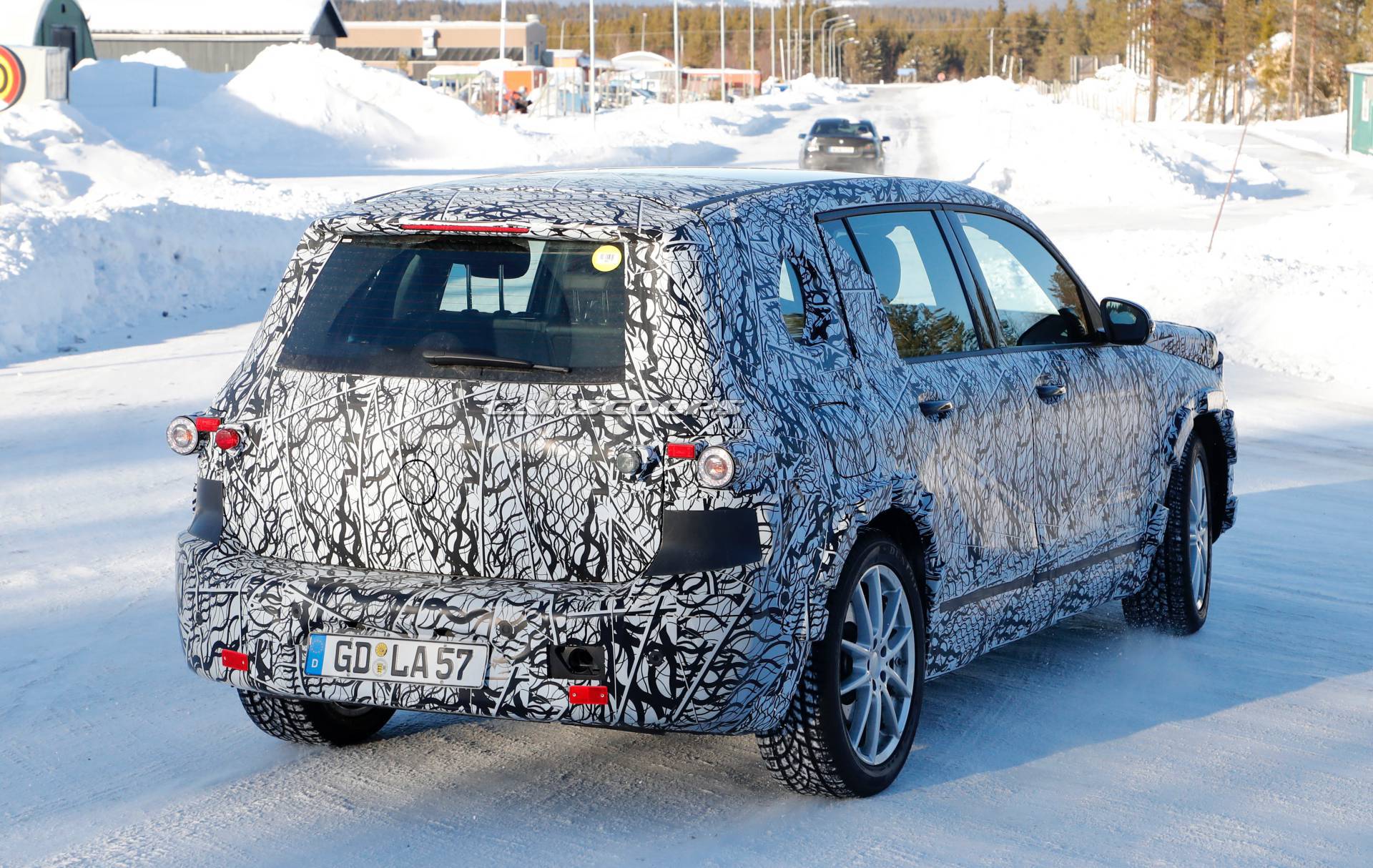 Mercedes EQB spy shots 10 GLB-Based Mercedes EQB Electric SUV Bringing e-AWD, 310-Mile Range
