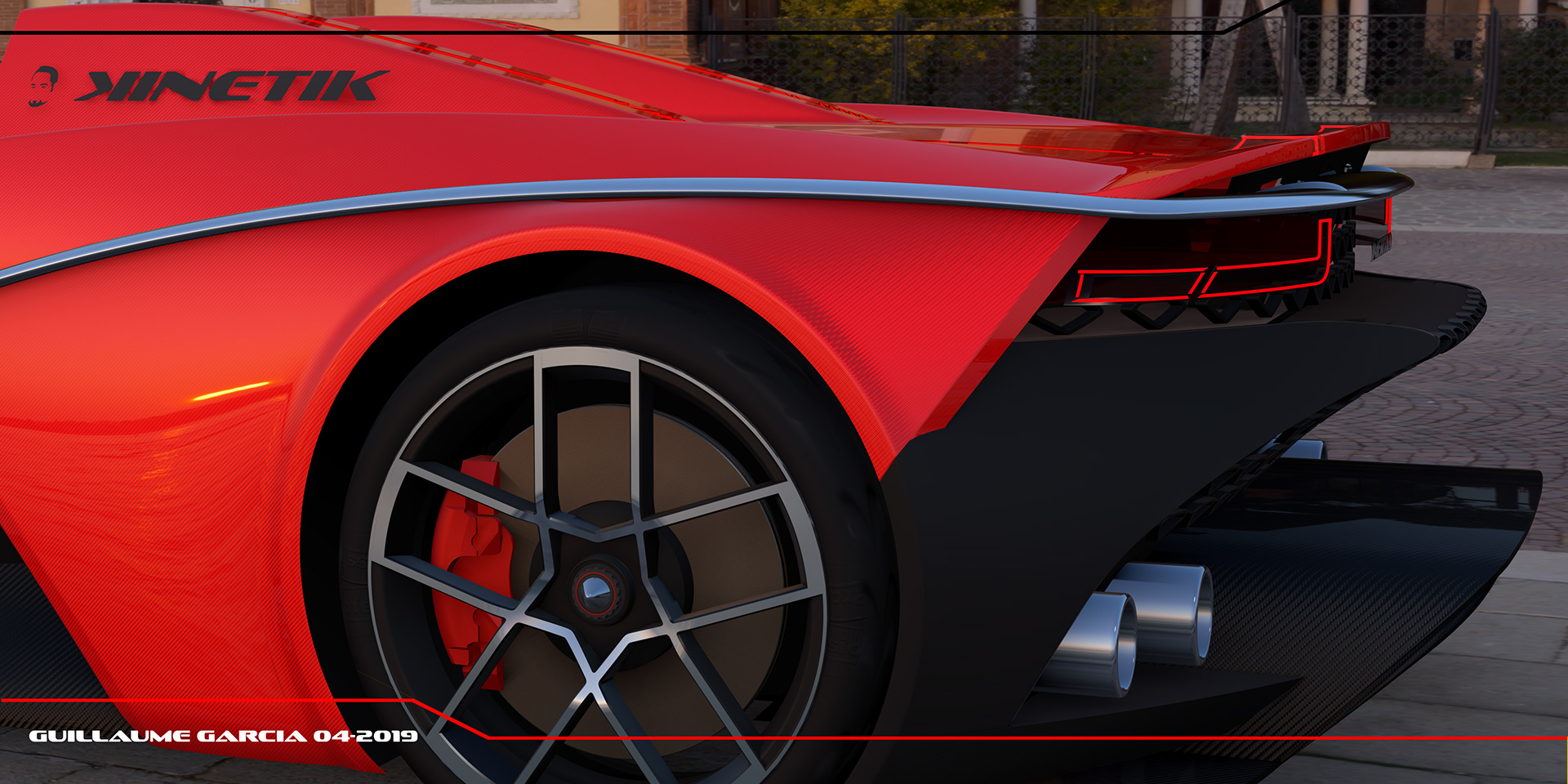 inertia kinetic rendering 30 Inertia Kinetik Is One Man’s Take On The Sports Car Of Tomorrow