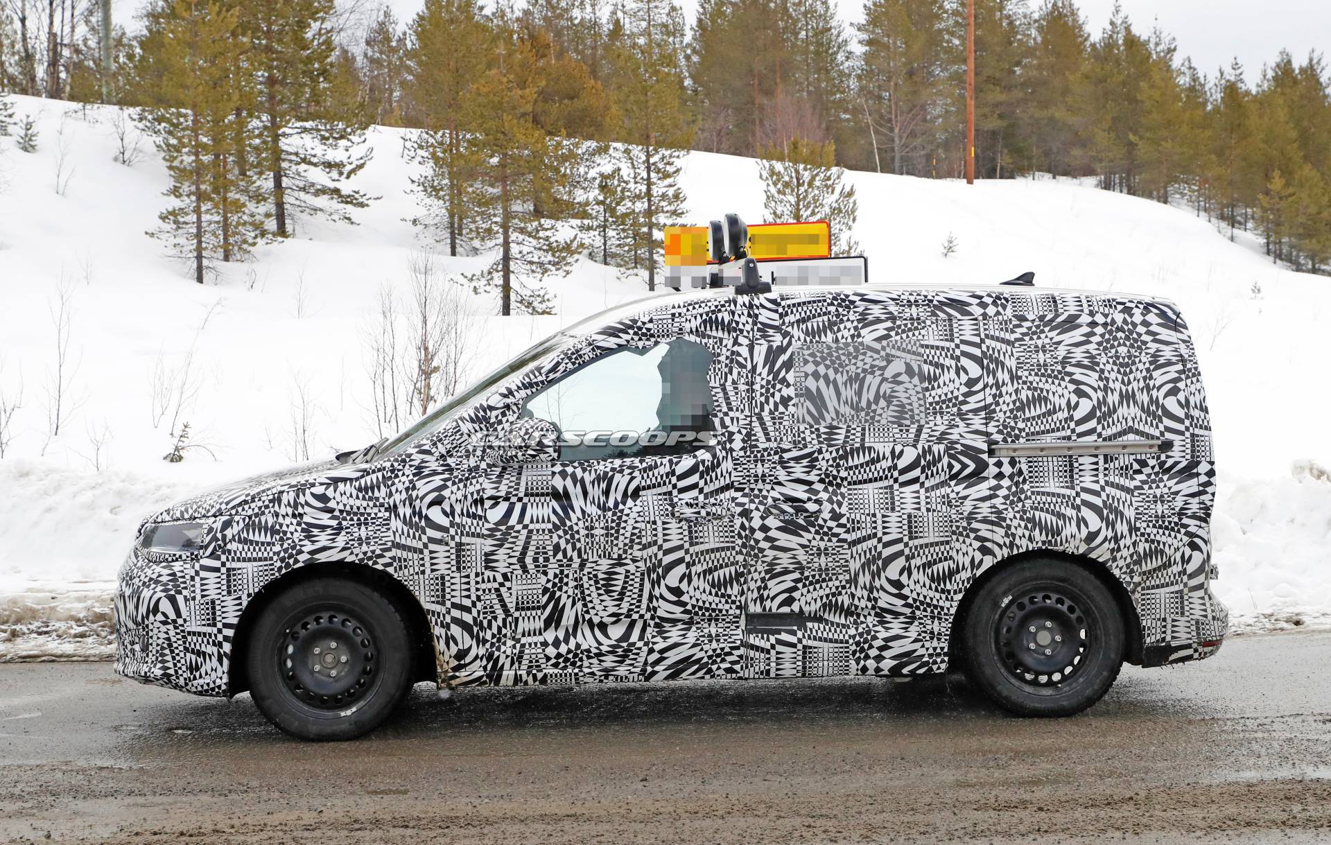 2021 VW Caddy spy shots 23 All-New 2021 VW Caddy Compact Van Spotted For The First Time