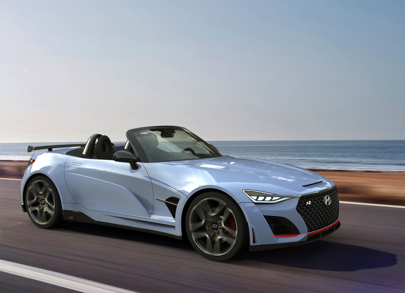 hyundai n roadster render 1 Hyundai Thinks The N Roadster Is A Joke, Doesn’t See Us Laughing