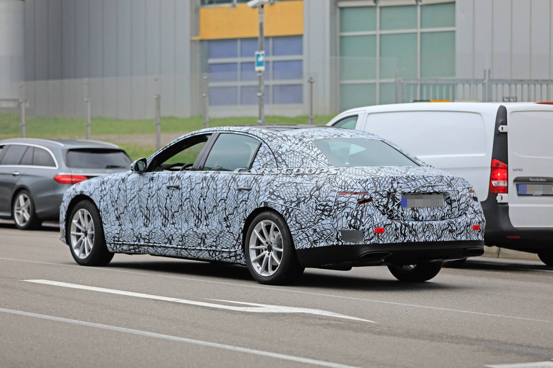2020 Mercedes-Benz S-Class spy shots 35 2020 Mercedes S-Class Spied Again, Offers First Look At New Grille