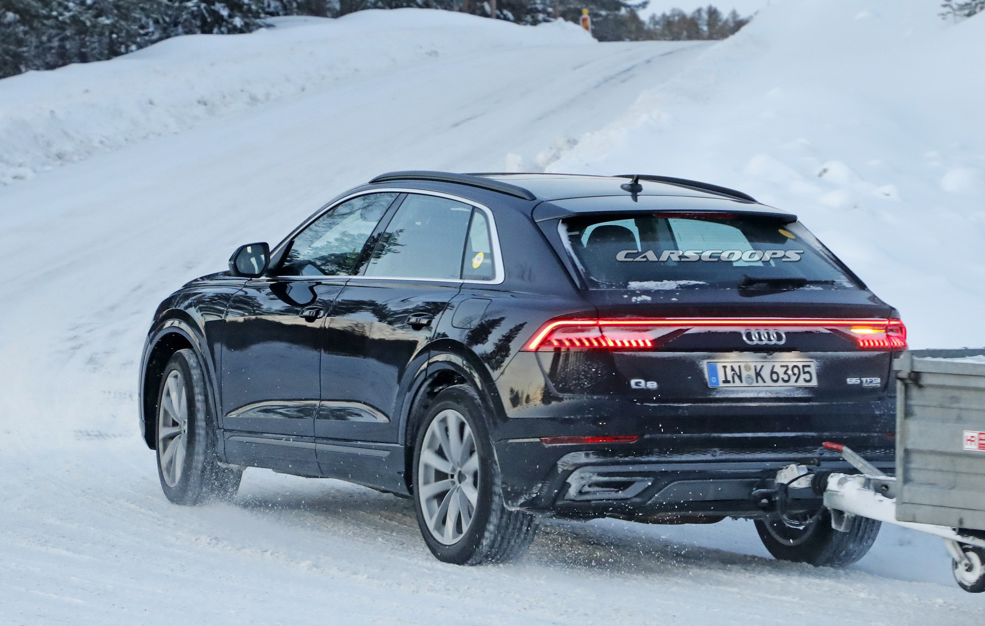 2020 audi q8 phev spy shots 10 Audi Q8 Plug-In Hybrid Model Looks Ready To Join The Range