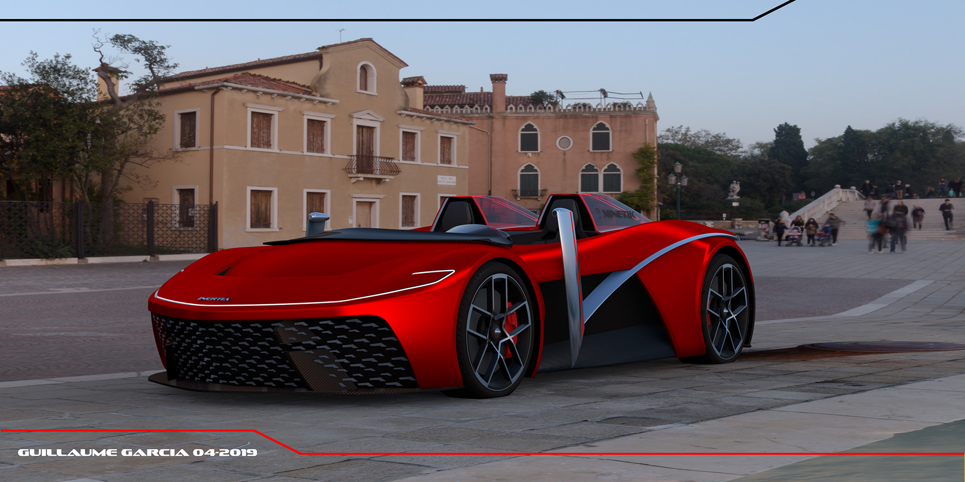 inertia kinetic rendering 10 Inertia Kinetik Is One Man’s Take On The Sports Car Of Tomorrow