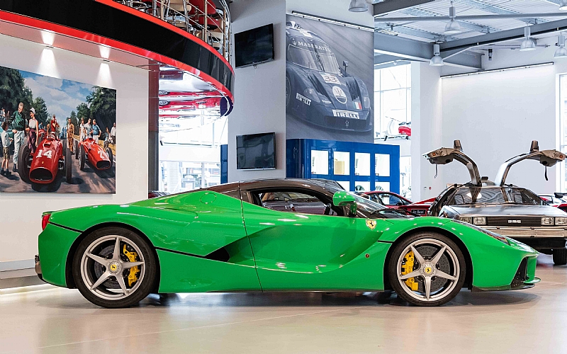 ferrari laferrari green jay kay 5 Vibrant “Kermit” LaFerrari Up For Sale – Can You Guess Its Owner?