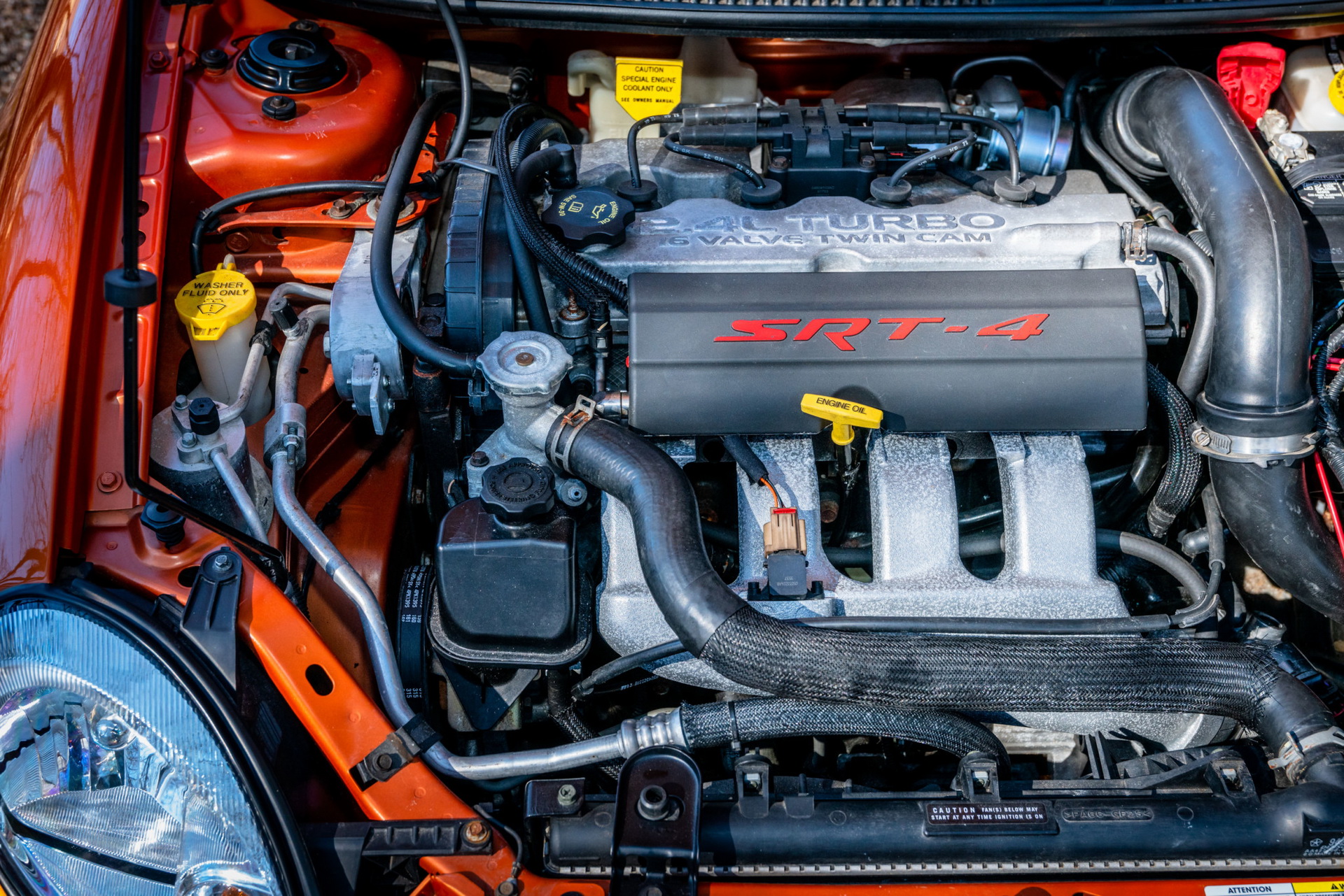 2005 dodge neon srt4 bat auction 56 2005 Dodge Neon SRT-4 Has Just 2,900 Miles, Rare Orange Blast Paint