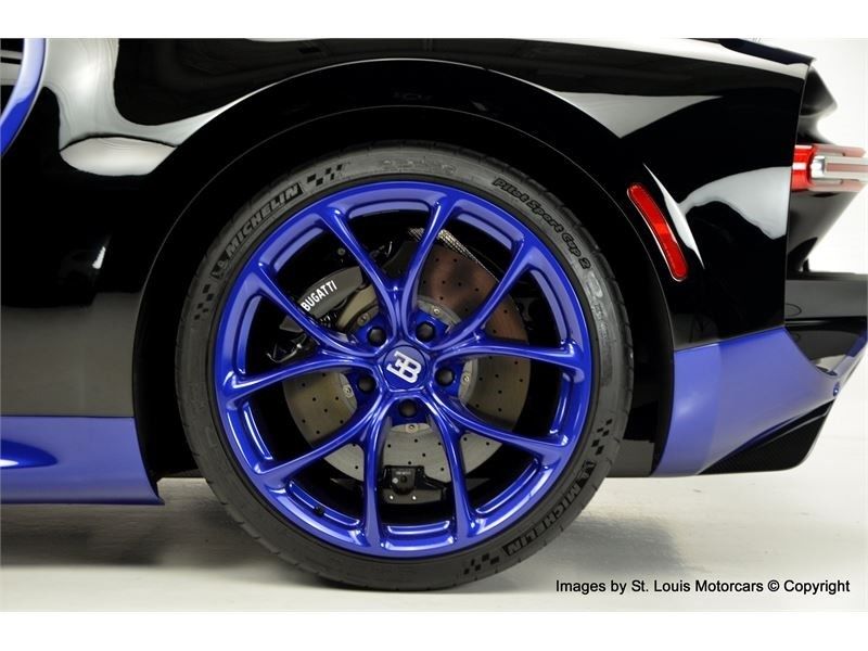 Bugatti-Chiron-For-Sale-8 Black And Blue Bugatti Chiron Would Be A Standout In Any Exotic Collection