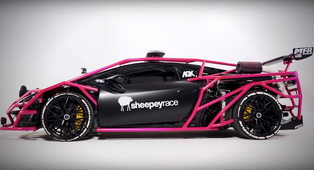  Lamborghini Huracan With A Pink Exoskeleton Is Here To Upset Purists