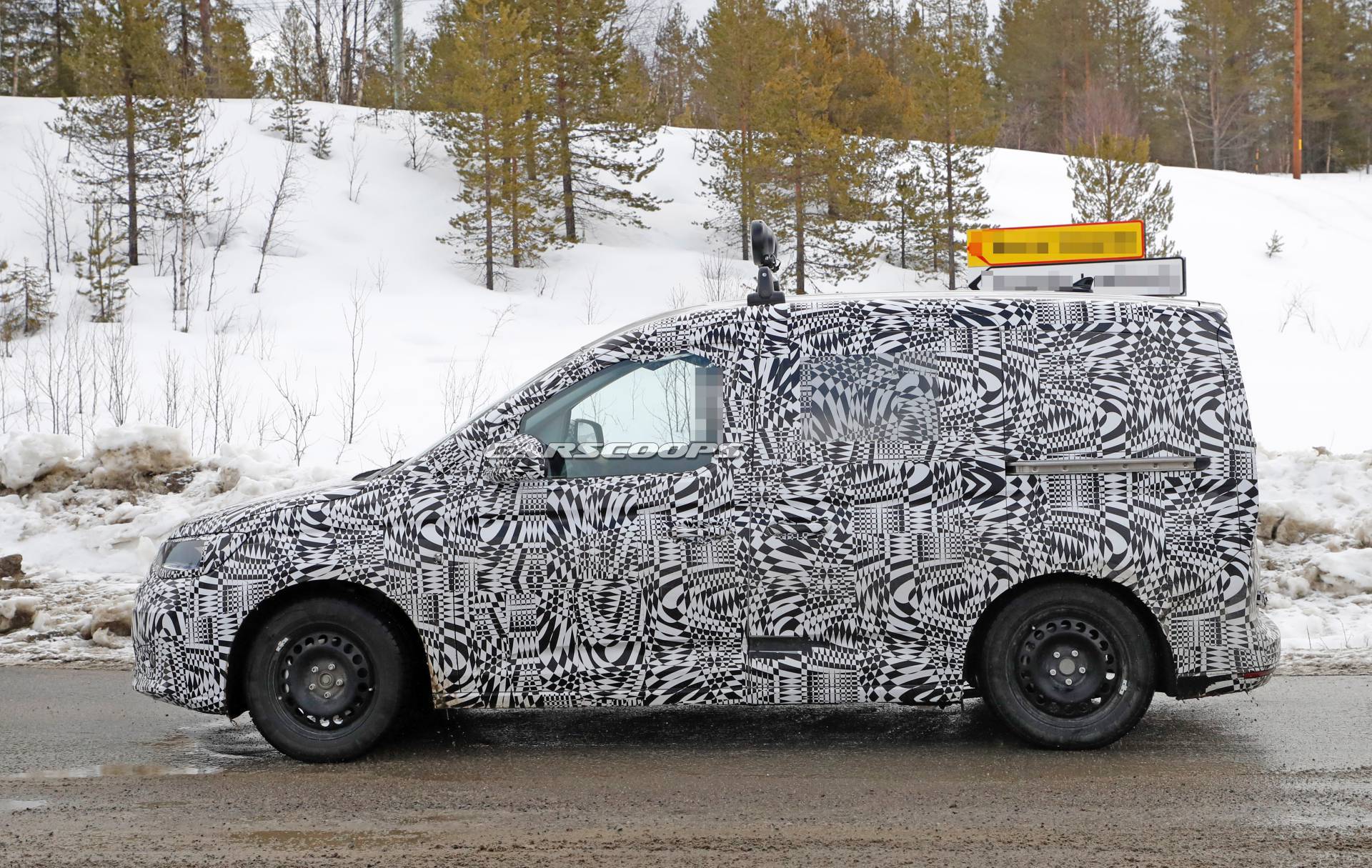 2021 VW Caddy spy shots 24 All-New 2021 VW Caddy Compact Van Spotted For The First Time