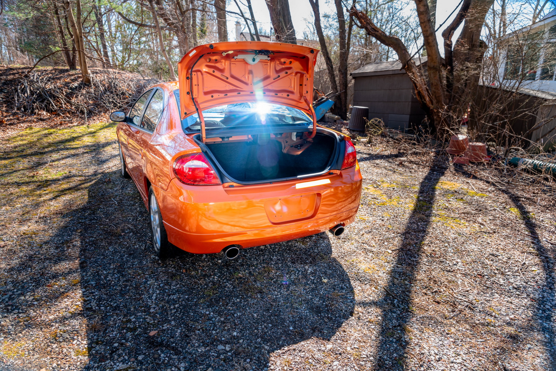 2005 dodge neon srt4 bat auction 52 2005 Dodge Neon SRT-4 Has Just 2,900 Miles, Rare Orange Blast Paint