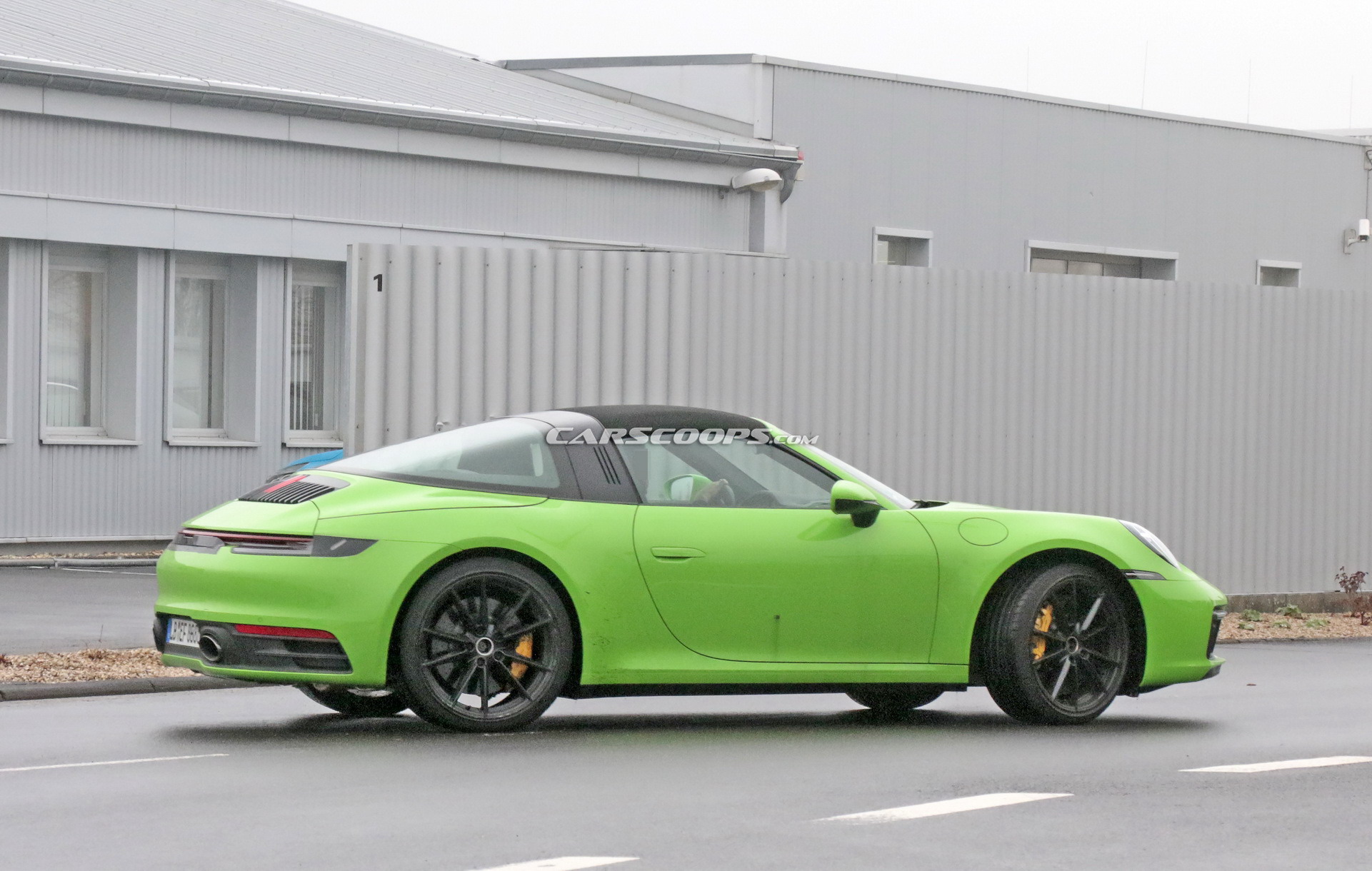 2020 Porsche 992 Targa 31 2020 Porsche 911 Targa With Removable Top Photographed Undisguised In Red Too