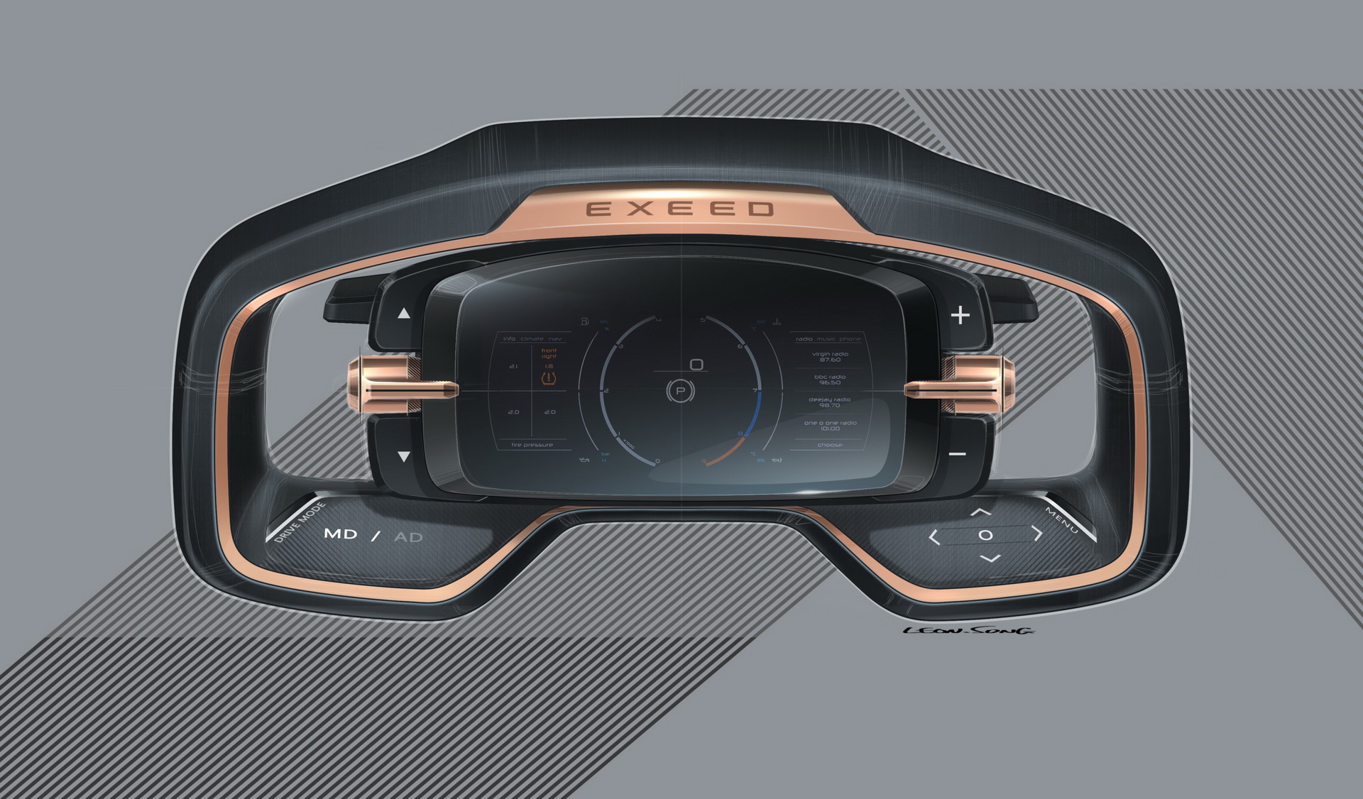 exeed e-iuv design concept 14 Exeed E-IUV Design Concept Looks A Bit Too Far Into The Future