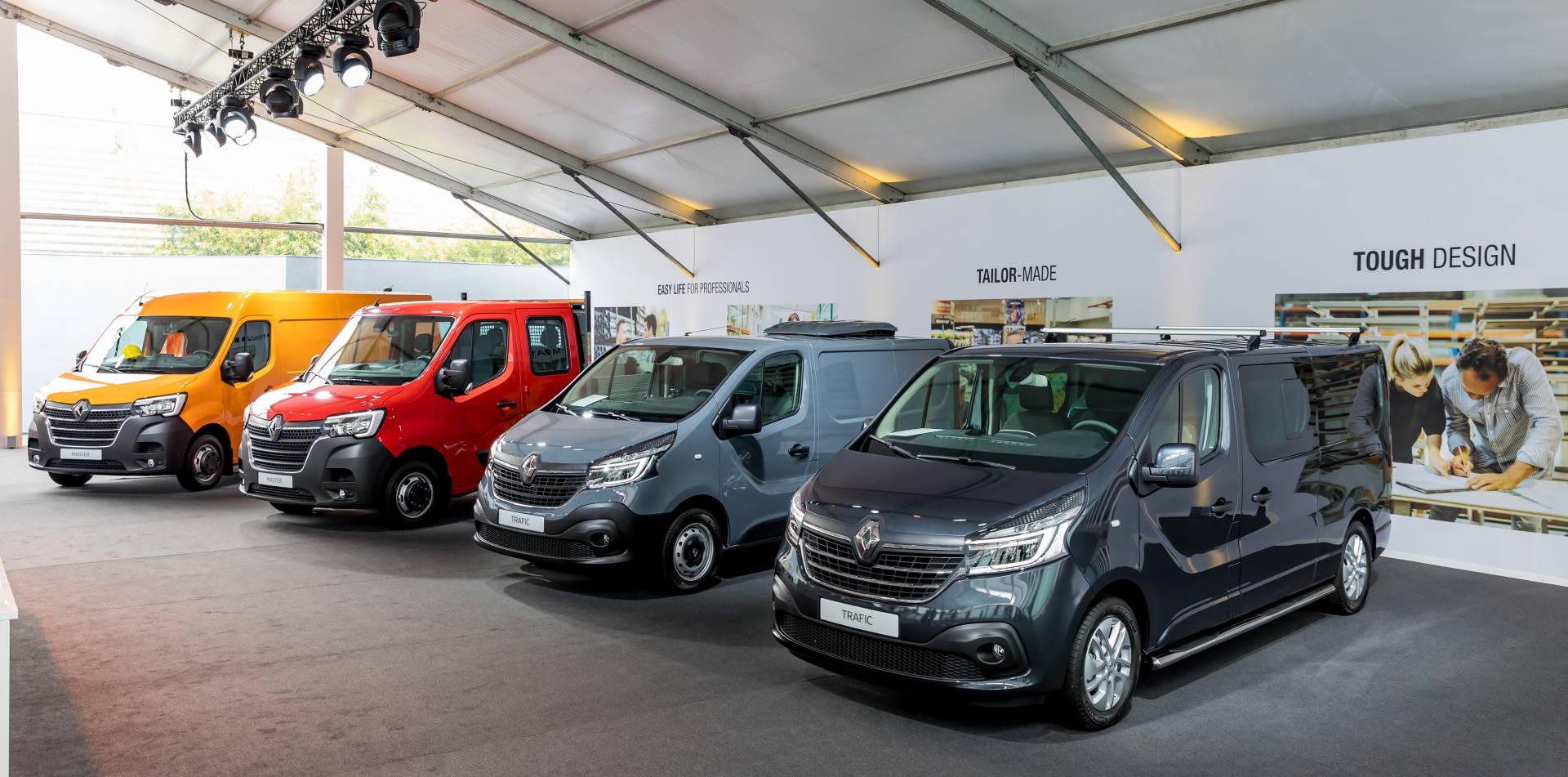Renault commercial vehicles range 7 Restyled Renault Master And Trafic Get New Faces, Updated Engines And New Tech