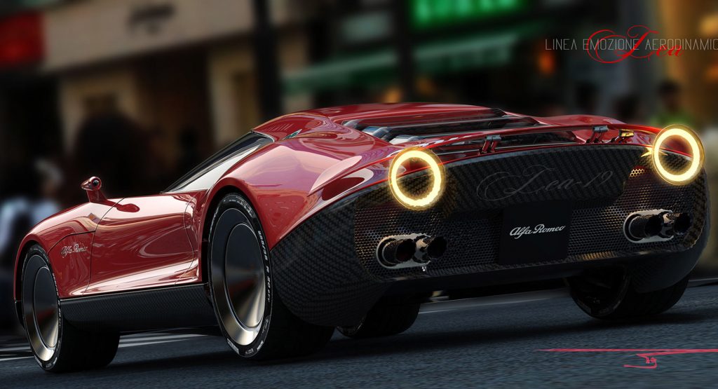  Alfa Romeo LEA Concept Perfectly Combines Retro And Modern Styling