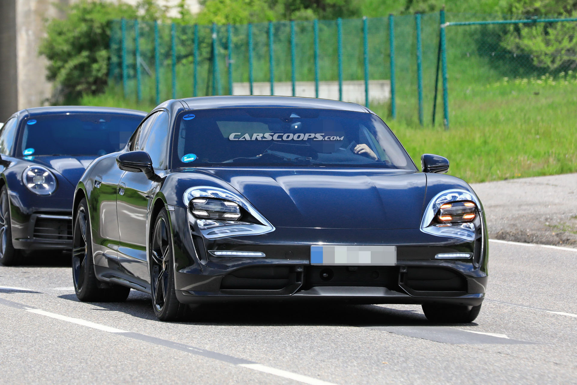 2021 Porsche Taycan 6 New Porsche Taycan Spy Shots Show Production Lights, Bumpers, And More (Updated)