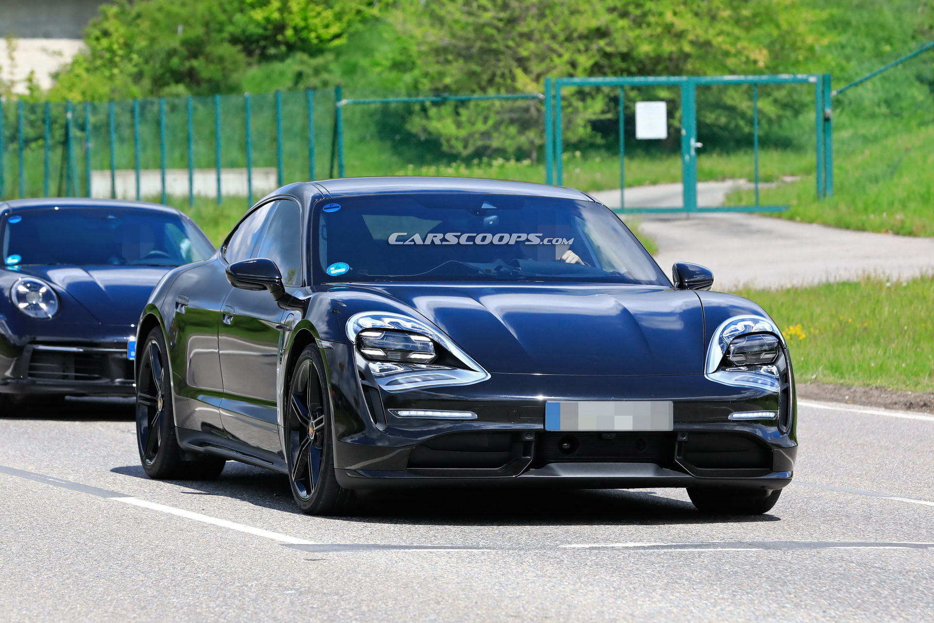 2021 Porsche Taycan 7 New Porsche Taycan Spy Shots Show Production Lights, Bumpers, And More (Updated)