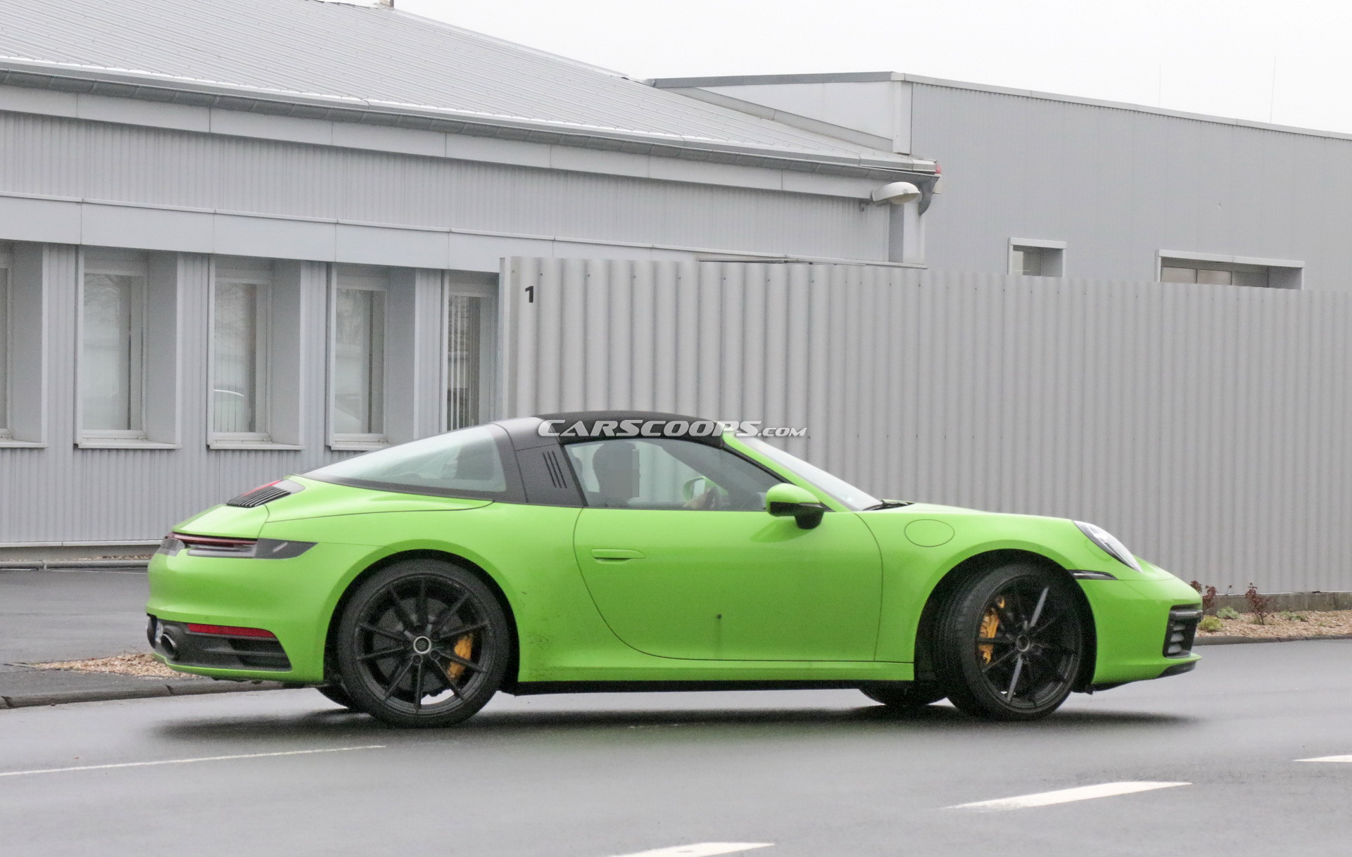 2020 Porsche 992 Targa 41 2020 Porsche 911 Targa With Removable Top Photographed Undisguised In Red Too