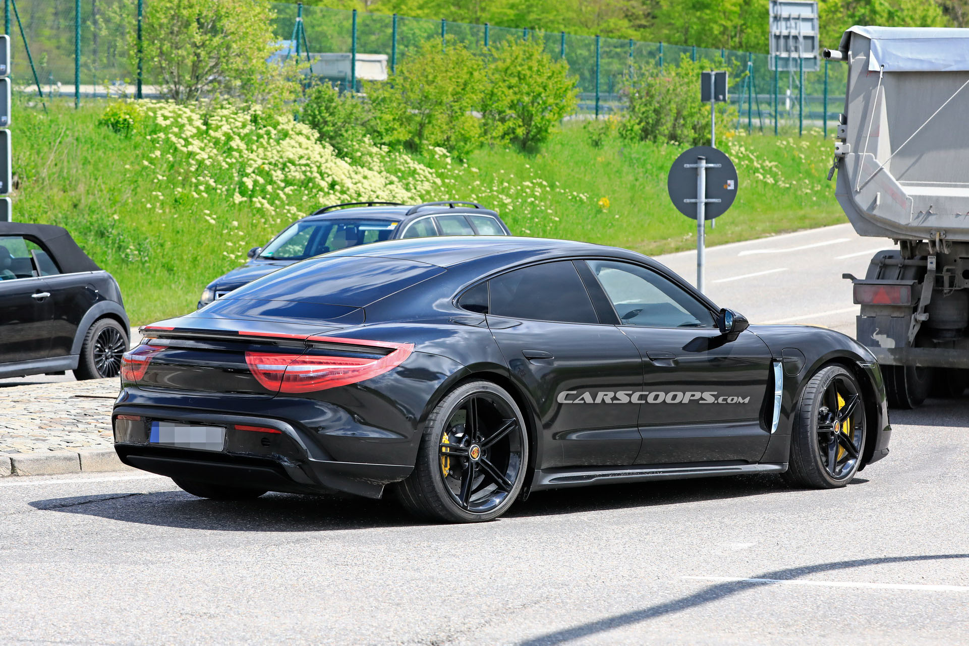 2021 Porsche Taycan 13 New Porsche Taycan Spy Shots Show Production Lights, Bumpers, And More (Updated)