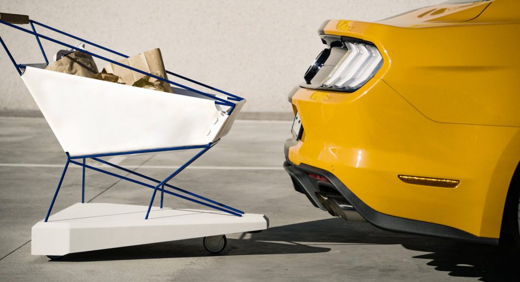 Ford’s Self-Braking Trolley Is No Joke, Although We’re Still Laughing
