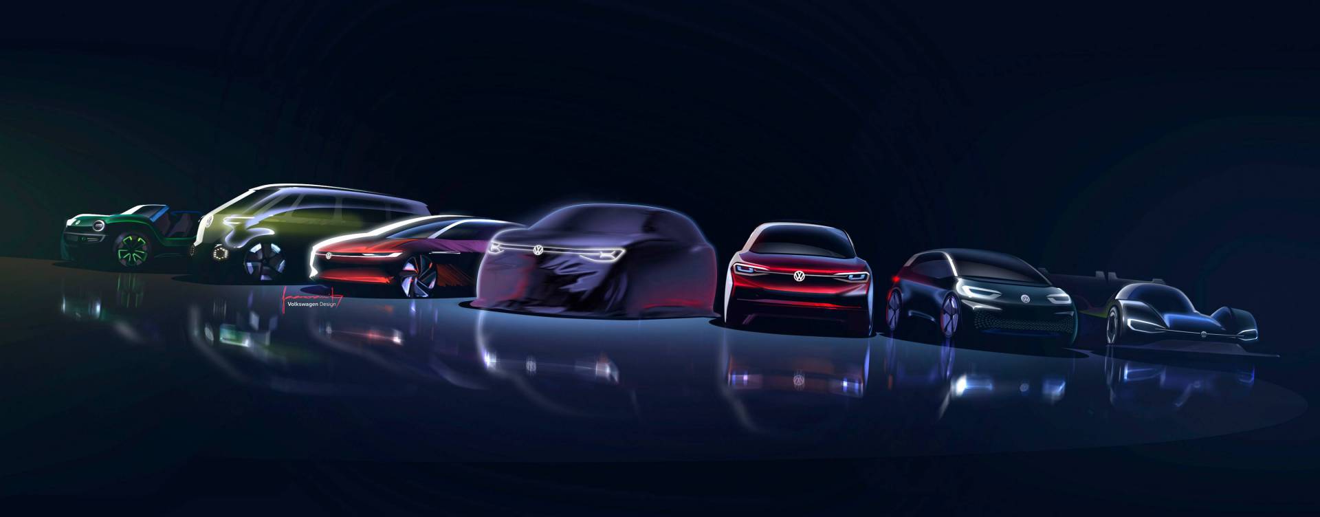 VW ID family New Photos Shed More Light On VW’s ID Roomzz Flagship Electric SUV