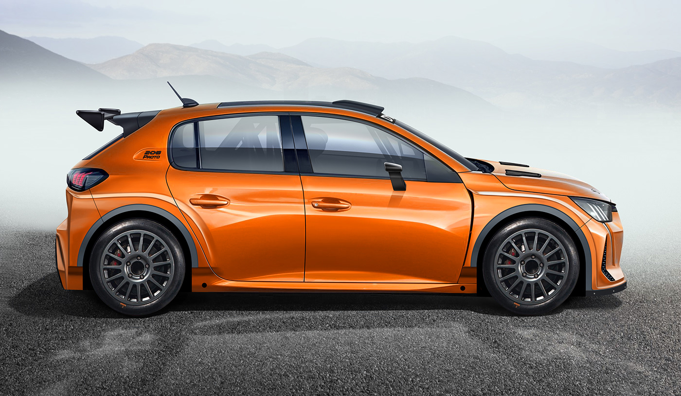 peugeot 208 rally design render 2 Peugeot 208 Rally Design Is What The Next GTI In WRC-Spec Should Look Like