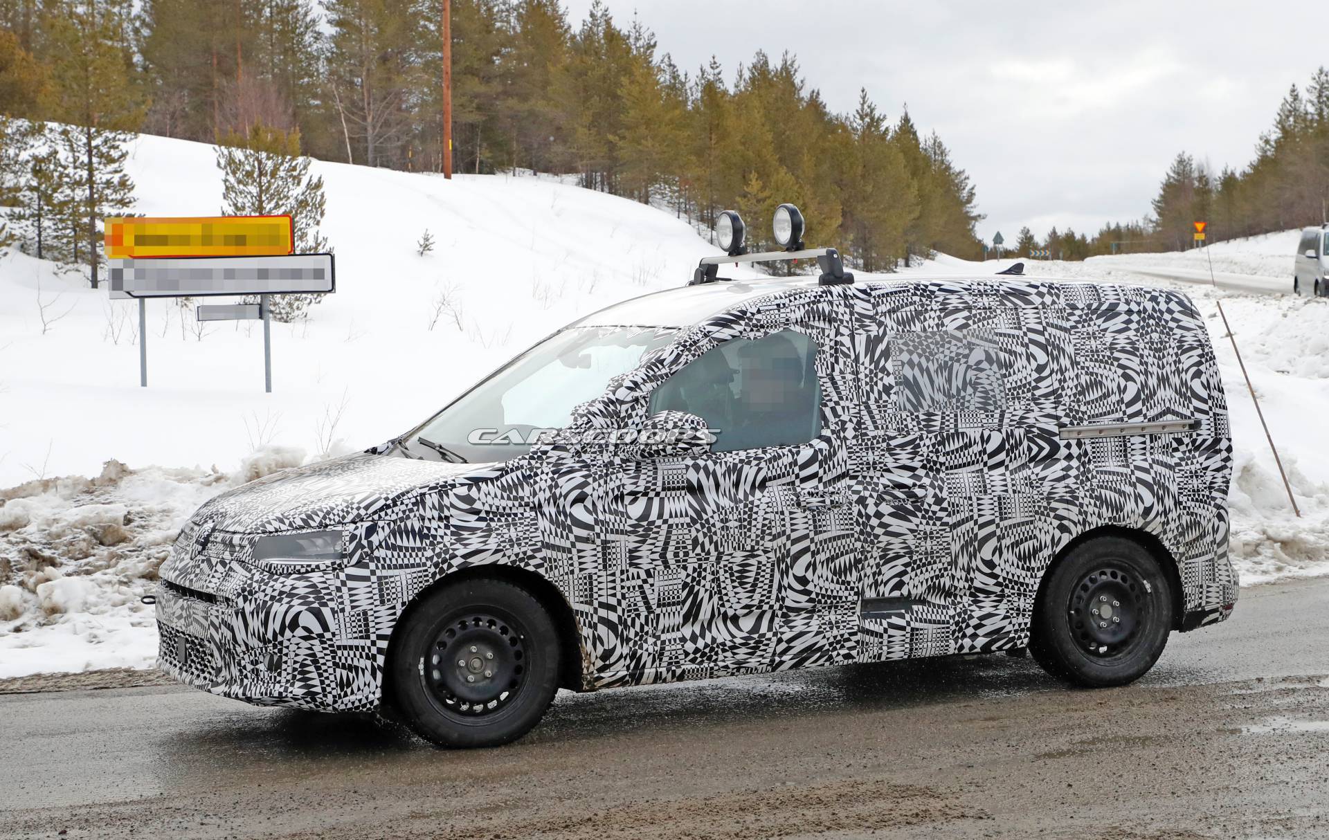 2021 VW Caddy spy shots 22 All-New 2021 VW Caddy Compact Van Spotted For The First Time