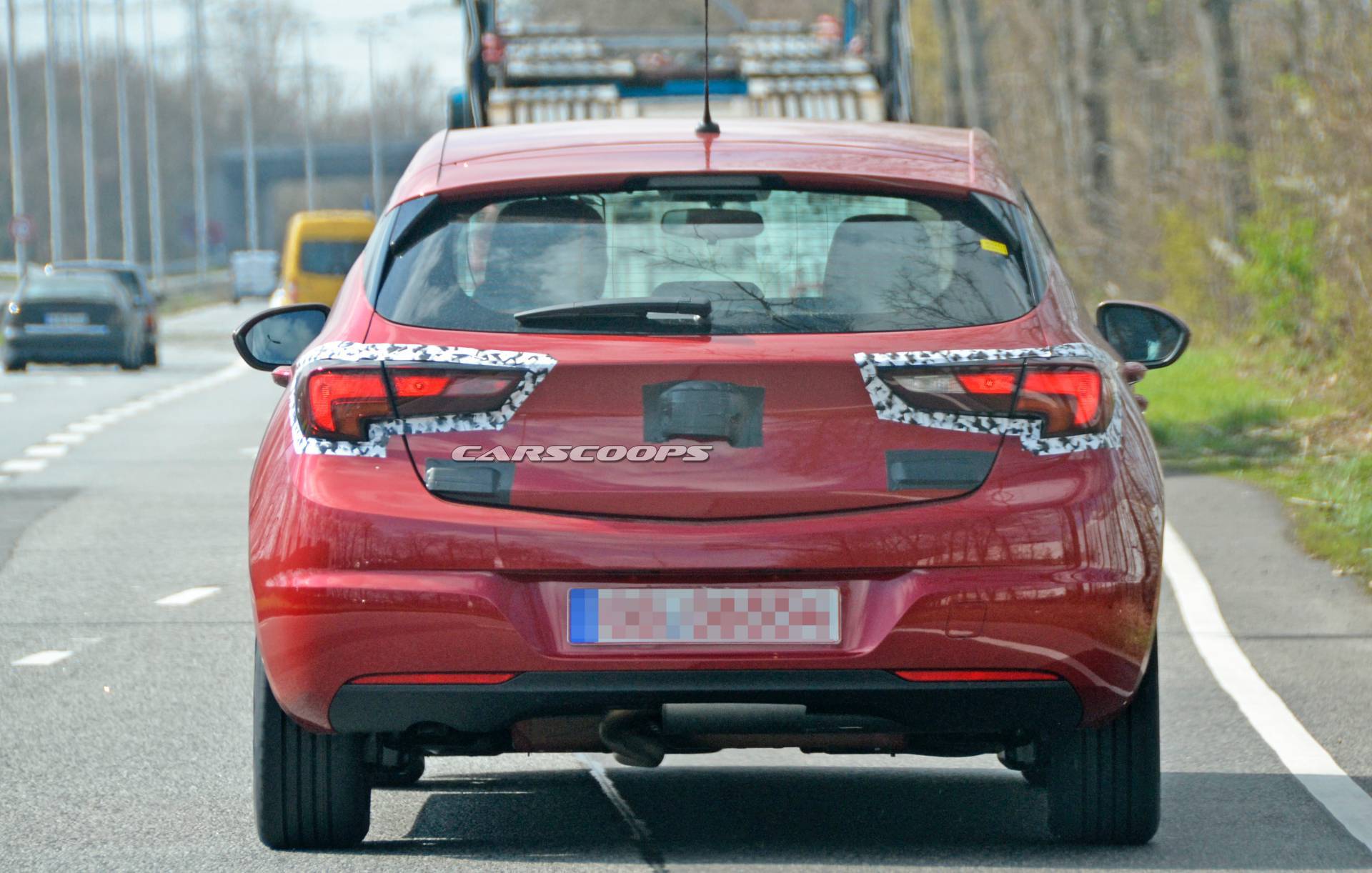 2020 Opel:Vauxhall Astra facelift spy shots 12 2019 Opel Astra Facelift Drops Some Camo, Updates Are Still Hard To Spot